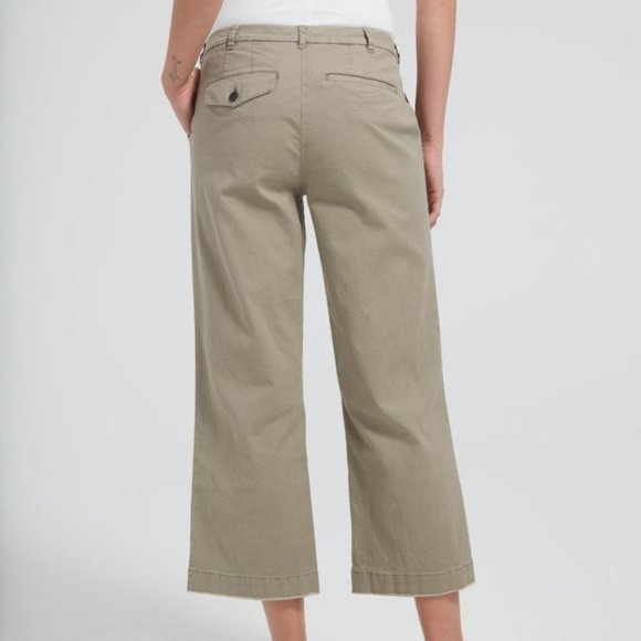 🆕ATM Cropped Boyfriend Wide-Leg Pants - Picture 9 of 11